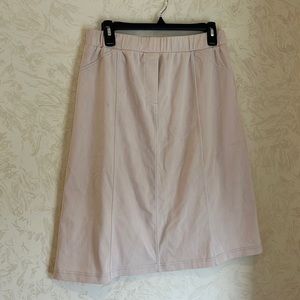 Appleseed's Light Pink Cotton Skirt Size M